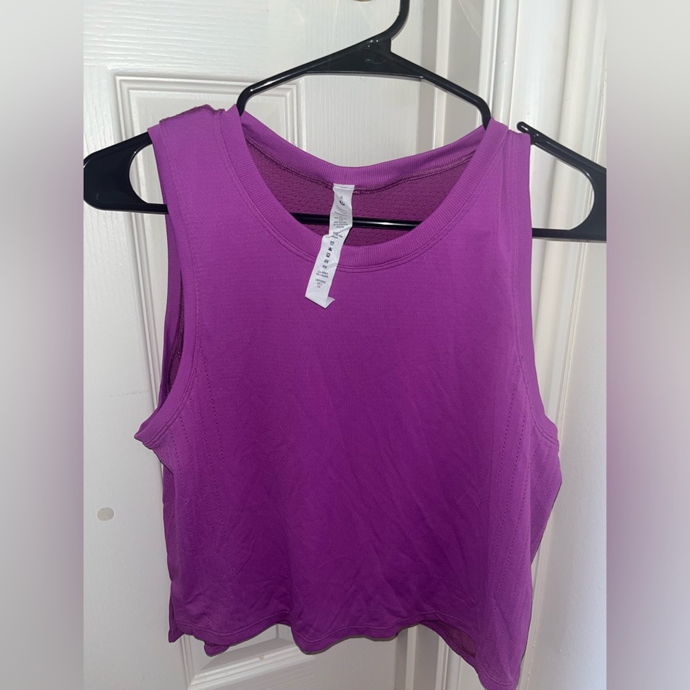 Lululemon Loose Fit Muscle Tank Size 4 Purple